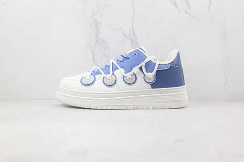 300AIR FORCE 1 LOW VIBE WHITEWHITEBLUEWOMAN3639MAN4045