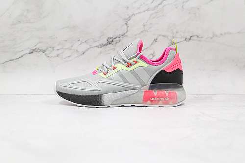 320FY5695ZX 2K BOOST SHOES DASH GREYSILVER METALLICYELLOW TINTWOMAN3640