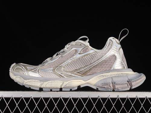 550W3XL49191BALENCIAGA PHANTOM SNEAKERS LIGHT GREYGOLDKHAKIWOMAN3539MAN4046