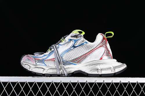 380W3XL59645BALENCIAGA PHANTOM SNEAKER SILVERREDBLUEWOMAN3639MAN4045