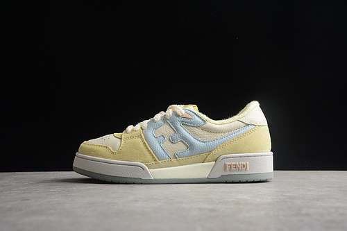 450FENDI CASUAL CANVAS SHOES LIGHT YELLOWSKY BLUEBEIGEWOMAN3539MAN4045