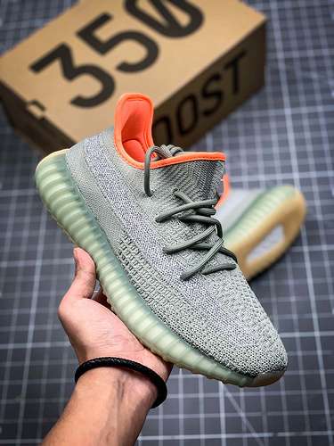 520FX9035G5 YEEZY BOOST 350 V2 DESERT SAGEGREYORANGEWOMAN3639MAN4048