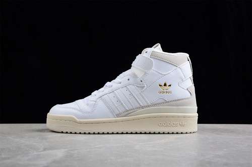 280Q46367FORUM 84 HIGH SHOES CLOUD WHITEWHITE TINTGLORY GREENWOMAN3639MAN4045