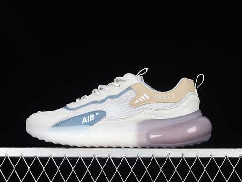 3809Y9209666GUCCI SPORTS TRENDY SNEAKERS WHITEBLUELIGHT KHAKIMAN3944