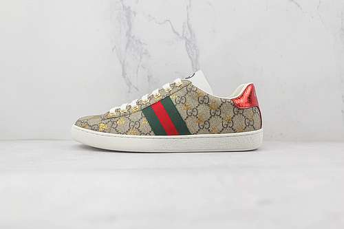 360GUCCI ACE EMBROIDERED LOWTOP SNEAKERS KHAKINAVY BLUEWHITEWOMAN3539MAN4044
