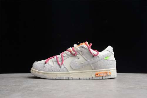 380DJ0950114OW X SB DUNK LOW LOT 35 OF 50 SAILNEUTRAL GREYPINKUNISEX3645