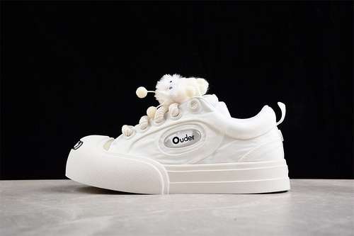 400OUDER 2023 BIG HEAD SMILING SUPER CUTE UGLY SHOES BLACKWHITEWOMAN3540