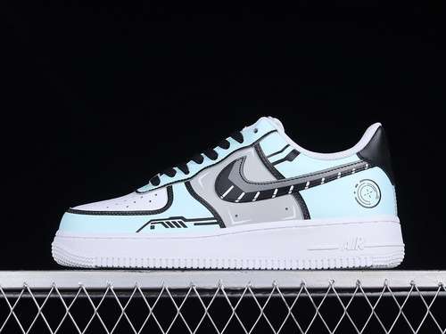 350NY7569123AIR FORCE 1 LOW 07 LIGHT BLUEWHITEBLACKWOMAN3639MAN4045