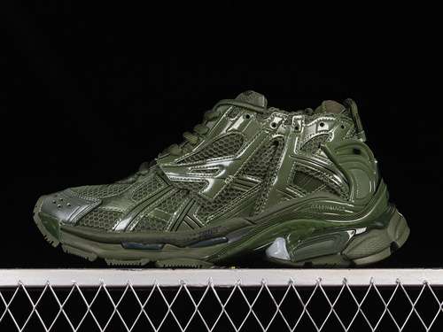 600W3RB13031BALENCIAGA RUNNER KITH FOURCOLOR 70 21SS DARK GREENDARK GREENBLACK3546
