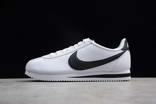 807471101CLASSIC CORTEZ LEATHER FORREST GUMP WHITEWHITEBLACKUNISEX36445OG00110