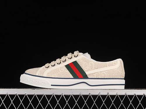 3802KT3082562GUCCI TENNIS 1977 GREYBROWNWHITEWOMAN3539