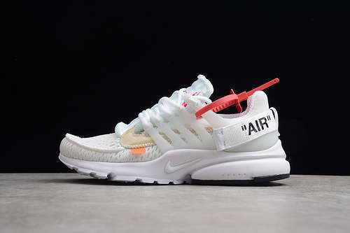 106105113AA3830100ST AIR PRESTO X OFFWHITE WHITEBLACKCONEWOMAN3639MAN40475