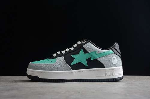 4801H70191002BAPE STA LOW M2 GREENBLACKGREYWOMAN3639MAN4045