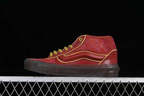 300VN000E56D38VANS KNU MID BLACKREDYELLOWWOMAN3539MAN4044