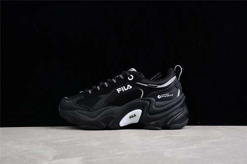 300F12W141107FBKFUSION HERITAGE RUNNING SHOES BLACKBLACKBLACKWOMAN3639MAN4045