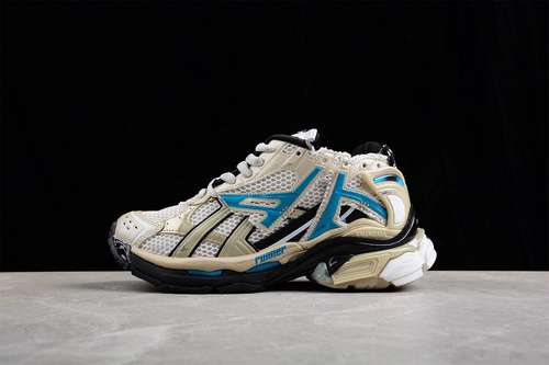 650W5RH60312BALENCIAGA RUNNER KITH FOURCOLOR 70 WHITEGOLDBLUEWOMAN3539MAN4046