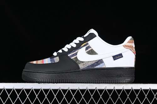 340CW1188678AIR FORCE 1 07 LOW BLACK SWEATER WHITEGREYBLACKGREENYELLOWUNISEX3645