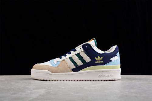 280GW4332FORUM 84 LOW SHOES CLOUD WHITECOLLEGIATE GREENMAGIC BEIGEUNISEX3645