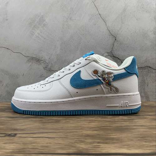 270DJ7998100SPACE JAM X AIR FORCE 1 LOW 07 HARE WHITELIGHT BLUE FURYWHITEUNISEX3645