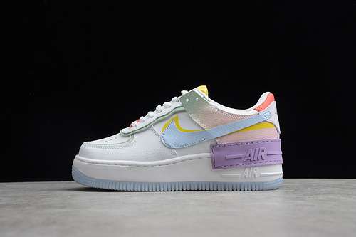 340CW2630141AIR FORCE 1 SHADOW WHITEHYDROGEN BLUEPURPLEWOMAN3540