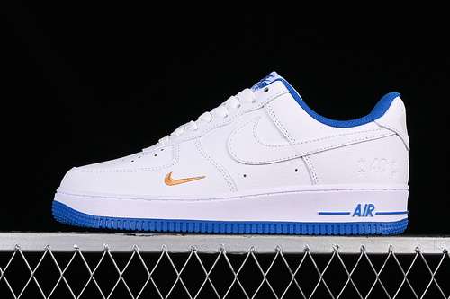 300DD1225005AIR FORCE 1 07 LOW BLUEGOLDWHITEWOMAN3639MAN4045