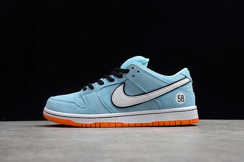 360BQ6817401SB DUNK LOW CLUB 58 GULF BLUE CHILLSAFETY ORANGEBLACKWHITE