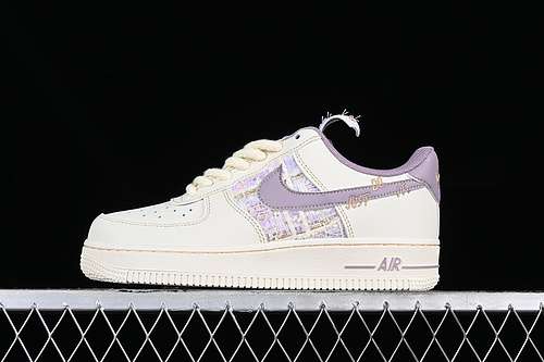 320FJ7740019AIR FORCE 1 07 LOW LOW JUST DO IT WHITEPURPLEWOMAN3639MAN4045