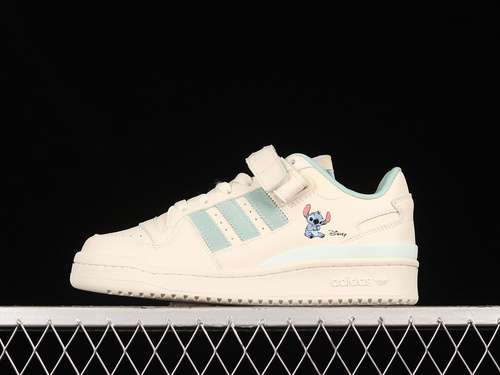 330HQ6374DISNEY X FORUM 84 LOW STITCH WHITEWHITELIGHT GREENWOMAN3639MAN4045