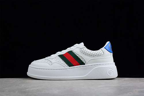 480GUCCI SCREENER GG HIGHTOP SNEAKER WHITEWHITEBLUEWOMAN3539MAN4044