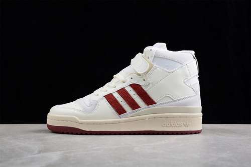 280GX1520FORUM 84 HIGH SHOES CLOUD WHITECLOUD WHITEREDWOMAN3639MAN4045
