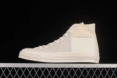 280172666CCHUCK TAYLOR 70S CRAFTED MIXED MATERIAL HIGH EGRETLIGHT SILVEREGRET