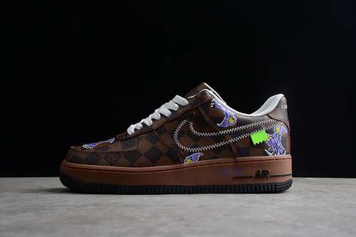 3406A8PYL001AIR FORCE 1 LOW 07 X LV BROWNBROWNWHITEWOMAN3639MAN4045