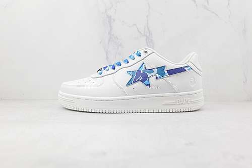 430BAPE STA LOW BLUEBLUEWHITEWOMAN3639MAN4045