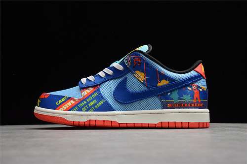 420DD8477446SB DUNK LOW CHINESE NEW YEAR FIRECRACKER COPAHYPER BLUECHILE RED