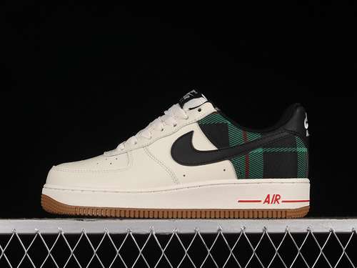 320DV0791100AIR FORCE 1 LOW07 LX IVORYBLACKSTADIUM GREENUNIVERSITY REDGUM MEDIUM BROWN