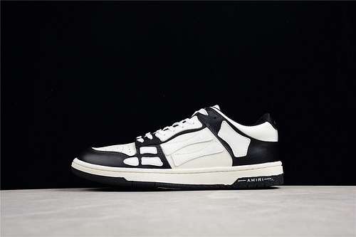 550AMIRI 21SS SKELTOP SNEAKER BLACKWHITEBLACKMAN3944