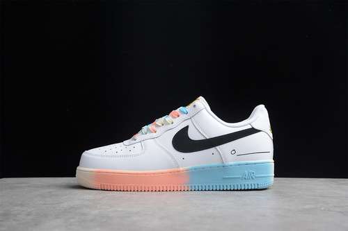 320DJ4679101AIR FORCE 1 LOW 07 WHITEBLACKPINKBLUEWOMAN3639MAN4045