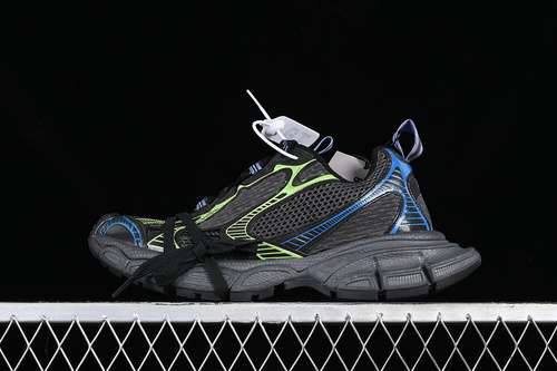 400W3XL51143BALENCIAGA PHANTOM SNEAKER BLACKGREENBLUEWOMAN3539MAN4046