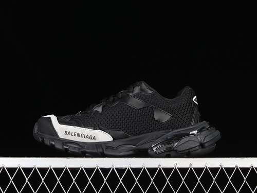 550W3RF19169ZG BALENCIAGA TESS SGOMMA SNEAKER BLACKBLACKWHITEWOMAN3539MAN4046