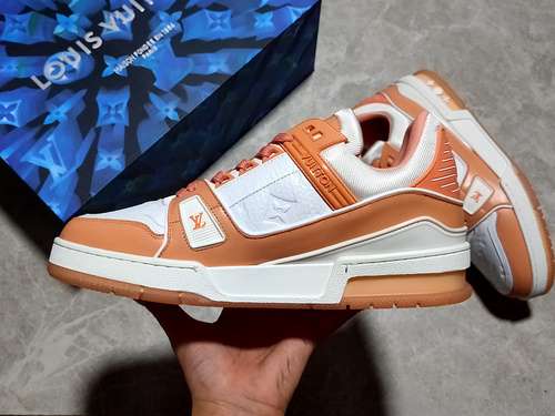 750LV 2021 TRAINER SNEAKERS WHITEWHITEORANGEMAN3845