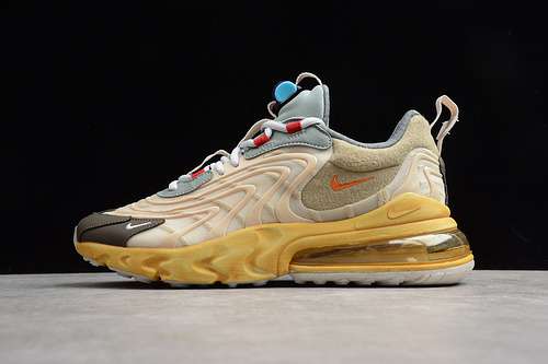 460CT2864200AIR MAX 270 REACT ENG TRAVIS SCOTT LIGHT CREAMDARK HAZELMICA GREEN