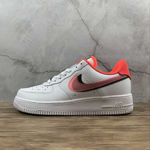 280CW1574101AIR FORCE 1 LOW LV8 GS DOUBLE SWOOSH WHITEBLACKBRIGHT CRIMSONUNISEX3645