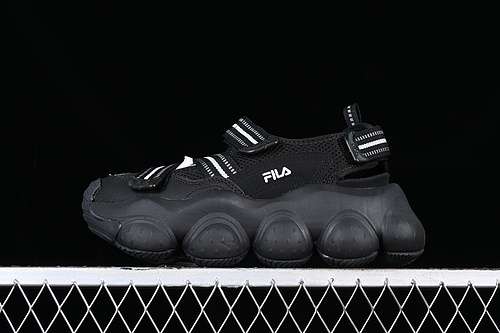 260F12W321403FBKFILA BREATHABLE PLATFORM SANDALS BLACKWOMAN35540