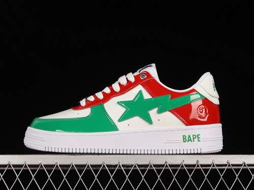 3801180191004HUMAN MADE BAPE STA SK8 TO NIGO WHITEGREENREDWOMAN3639MAN4045