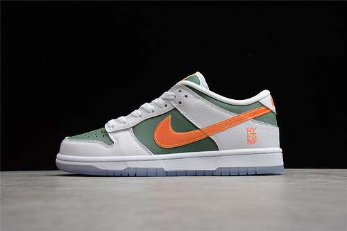 480DN2489300SB DUNK LOW NY VS NY WHITEGREENORANGEWOMAN3639MAN40475
