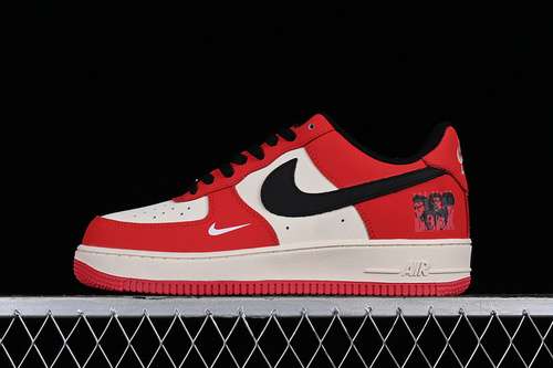 340BS9055718AIR FORCE 1 07 LOW BLACKREDWHITEWOMAN3639MAN4045