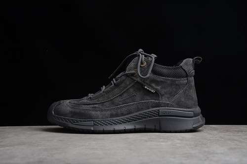 420GUCCI MID BOOTS DARK GREYDARK GREYGREYMAN3844