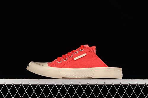 420W3RC16092BALENCIAGA VULC DESTR SNEAKERS REDREDBEIGEWOMAN3539MAN4046