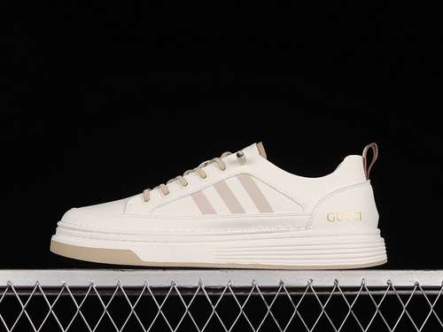 3809Y9209666GUCCI 22SS LEISURE TREND SNEAKERS WHITEWHITELIGHT KHAKIMAN3944