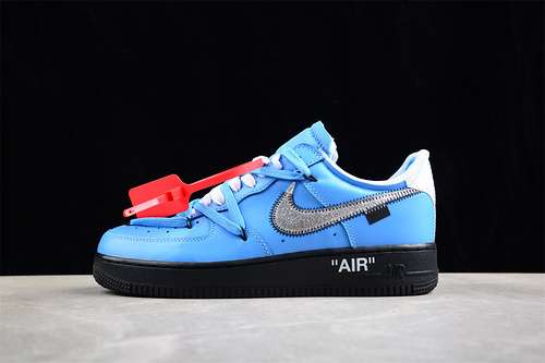 480CI1173400OFFWHITE AIR FORCE 1 MCA UNIVERSITY BLUEWHITEUNIVERSITY REDMETALLIC SILVER